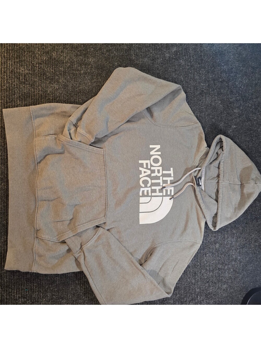The North Face Men's Gray Hoodie Sweatshirt Medium